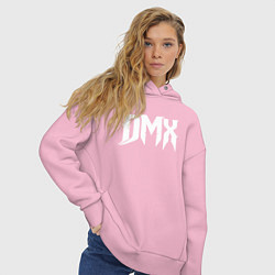Толстовка оверсайз женская DMX, цвет: светло-розовый — фото 2