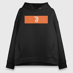 Толстовка оверсайз женская Juventus Tee Cut & Sew 2021, цвет: черный