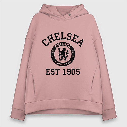 Женское худи оверсайз Chelsea 1905 / Пыльно-розовый – фото 1