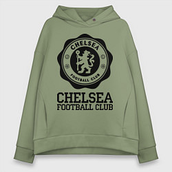 Толстовка оверсайз женская Chelsea FC: Emblem, цвет: авокадо