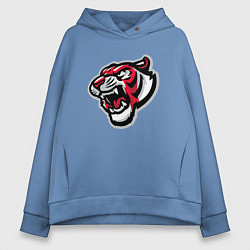 Толстовка оверсайз женская Тигруха, цвет: мягкое небо