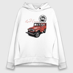 Женское худи оверсайз Toyota Land Cruiser Retro