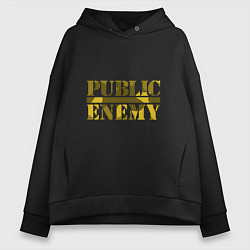 Женское худи оверсайз Public Enemy Rap