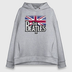 Женское худи оверсайз The Beatles Great Britain Битлз