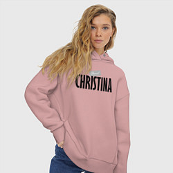 Толстовка оверсайз женская Unreal Christina, цвет: пыльно-розовый — фото 2