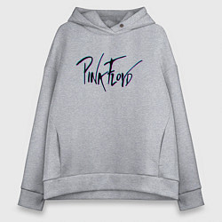 Толстовка оверсайз женская PINK FLOYD GLITCH ПИНК ФЛОЙД ГЛИТЧ, цвет: меланж