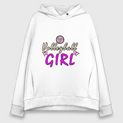 Женское худи оверсайз Volleyball - Girl