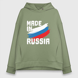 Толстовка оверсайз женская In Russia, цвет: авокадо