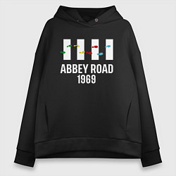 Женское худи оверсайз THE BEATLES ABBEY ROAD