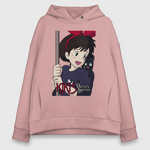 Женское худи оверсайз Kiki & Jiji / Пыльно-розовый – фото 1