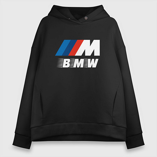 Женское худи оверсайз BMW BMW FS / Черный – фото 1