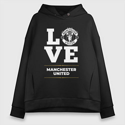 Женское худи оверсайз Manchester United Love Classic