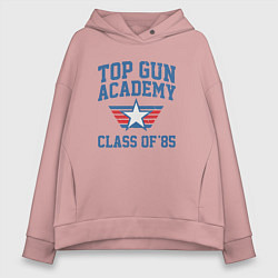 Толстовка оверсайз женская TOP GUN Academy Class of 85, цвет: пыльно-розовый