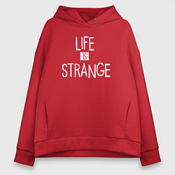 Женское худи оверсайз Life Is Strange - лого