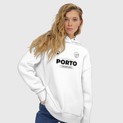 Толстовка оверсайз женская Porto Униформа Чемпионов, цвет: белый — фото 2