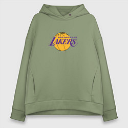 Женское худи оверсайз Лос-Анджелес Лейкерс NBA