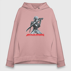 Женское худи оверсайз Райден из Metal Gear Rising с мечом