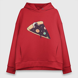 Женское худи оверсайз Space - Pizza