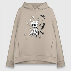 Толстовка оверсайз женская Hollow Knight game, цвет: миндальный