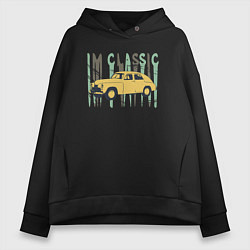 Толстовка оверсайз женская Im Classic M20, цвет: черный