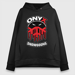 Толстовка оверсайз женская Onyx - snowgoons, цвет: черный