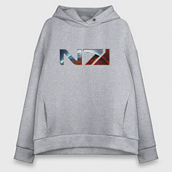 Женское худи оверсайз Mass Effect N7 -Shooter