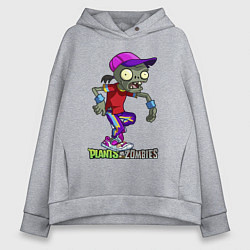 Толстовка оверсайз женская Zombie on sport, цвет: меланж