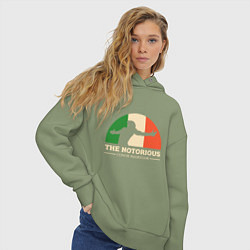 Толстовка оверсайз женская The Notorious, цвет: авокадо — фото 2