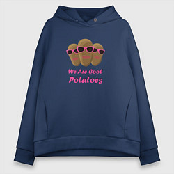 Женское худи оверсайз We are cool potatoes