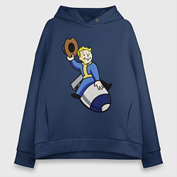 Женское худи оверсайз Vault boy - bomb rider