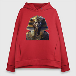 Толстовка оверсайз женская Египетский фараон, цвет: красный