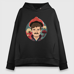 Толстовка оверсайз женская Last of us - Джоэл Миллер, цвет: черный