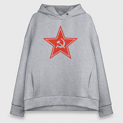 Женское худи оверсайз USSR star