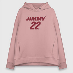 Толстовка оверсайз женская Jimmy 22, цвет: пыльно-розовый