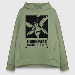 Толстовка оверсайз женская LP Hybrid Theory, цвет: авокадо