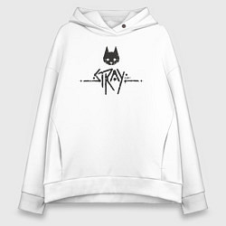 Женское худи оверсайз Stray street cat