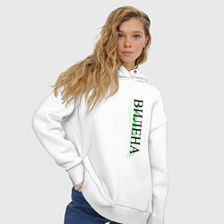 Толстовка оверсайз женская Имя Вилена, цвет: белый — фото 2