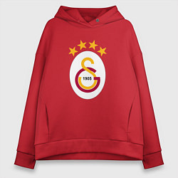 Толстовка оверсайз женская Galatasaray fc sport, цвет: красный