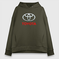 Женское худи оверсайз Toyota sport auto brend