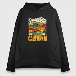 Женское худи оверсайз California mountains