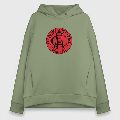 Женское худи оверсайз Аустрия Вена / Авокадо – фото 1