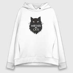 Женское худи оверсайз Mother of cats