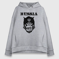 Женское худи оверсайз Russian gorilla