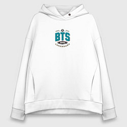 Толстовка оверсайз женская BTS legendary, цвет: белый