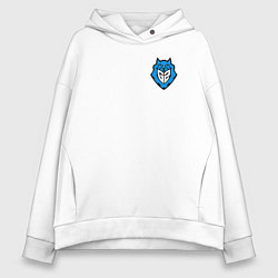Толстовка оверсайз женская Cs go G2 arctic, цвет: белый