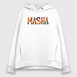 Толстовка оверсайз женская Masha yarn, цвет: белый