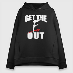 Женское худи оверсайз Wwe Get the F Out