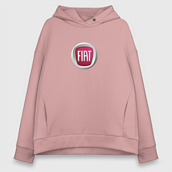 Женское худи оверсайз FIAT sport auto logo