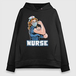 Женское худи оверсайз Good nurse