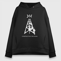 Толстовка оверсайз женская Depeche Mode - cta album, цвет: черный